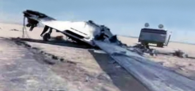 Lockheed Martin Boeing RQ-3A DarkStar UAV crash unmanned aerial vehicle reconnaissance stealthy USAF DARPA