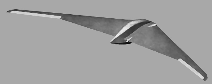 Loral Western Development Labolatories Frontier Systems W570 WS570A stealthy stealth UAV unmanned aerial vehicle reconnaissance surveillance