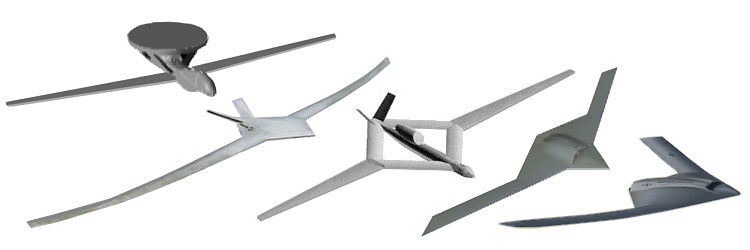 Northrop Grumman SensorCraft ISR intelligence reconnaissance surveillance UAV AFRL unmanned aerial vehicle platform airplane stealthy high aspect ratio flying wing