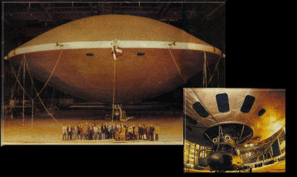 Rossija airship disc ballon flying saucer