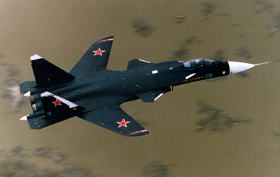 Suchoj Sukhoi Su-47 Berkut S-37 FSW forward swept wing fighter prototype demonstrator
