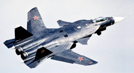 Suchoj Sukhoi Su-47 Berkut S-37 FSW forward swept wing fighter prototype demonstrator