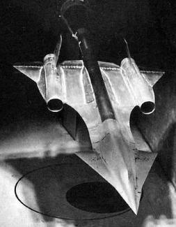 Lockheed A-12 cannard model