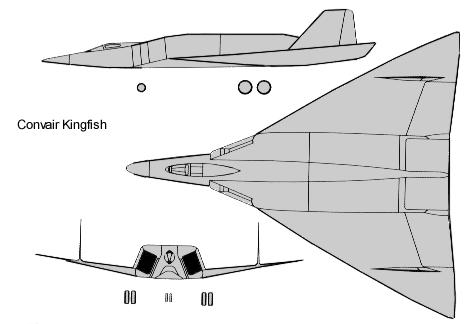Convair Kingfish Pyroceram hypersonic reconnaissance plane aircraft General Dynamics