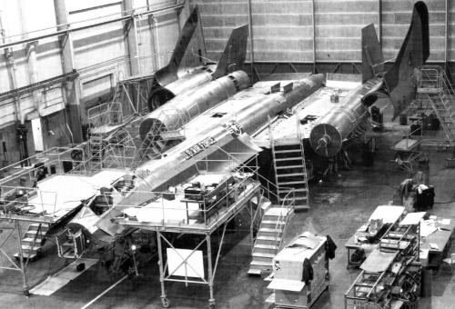 Lockheed R-12 SR-71 manufacturing