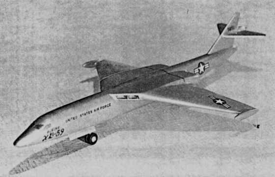Boeing XB-59 bomber experimental proposal USAF