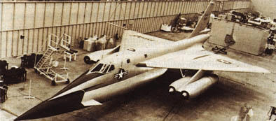 Convair MX-1964 mockup project bomber aircraft B-58 Hustler