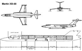 Martin Model 316 XB-68 USAF bomber
