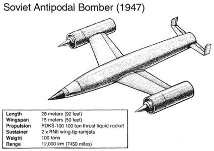 Keldysh antipodal bomber soviet