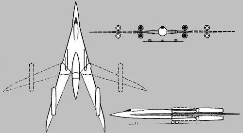 Vickers-Armstrong Swalow experimental bomber plane