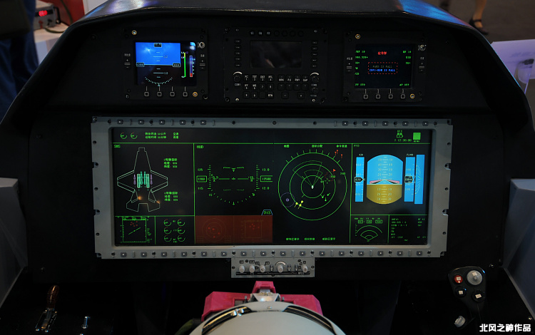 Chengdu J-XX J-20 institute 611 chinese 5th 4th generation fighter PLAAF technology prototype cockpit mockup MFD