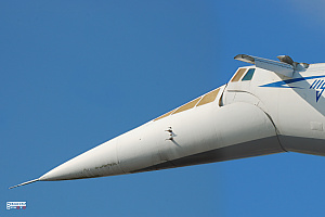 Tupolev Tu-144 tilting front intake supersonic passanger aeroplane