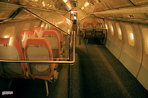 Tupolev Tu-144 interior supersonic passanger aeroplane