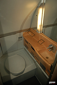 Concorde WC toilette supersonic passanger aeroplane photo