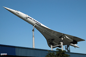 Concorde supersonic passanger aeroplane