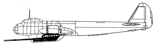 Junkers Ju-88
gun 75 mm PAK 40L