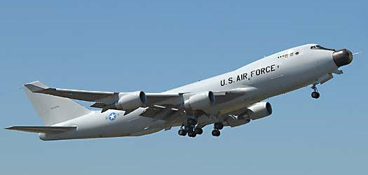 Boeing Northrop Lockheed ABL air borne laser experimental USAF gun