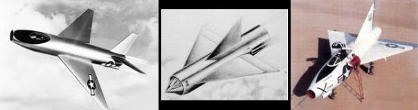 Convair XF-92 XP-92 delta experimental fighter plane