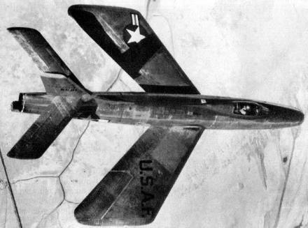 Republic model AP-31 XF-91 Thunderceptor
rocket interceptor fighter plane
