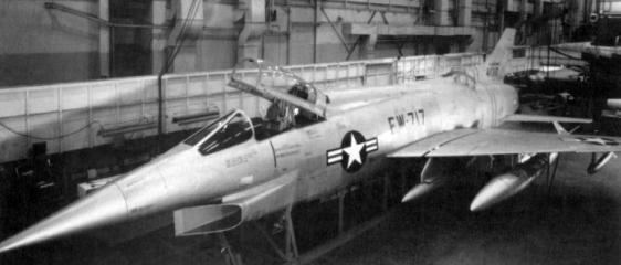 North American NA-212 F-100B fighter prototype experimental