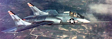 Vought F7U Cutlass US Navy fighter attack plane