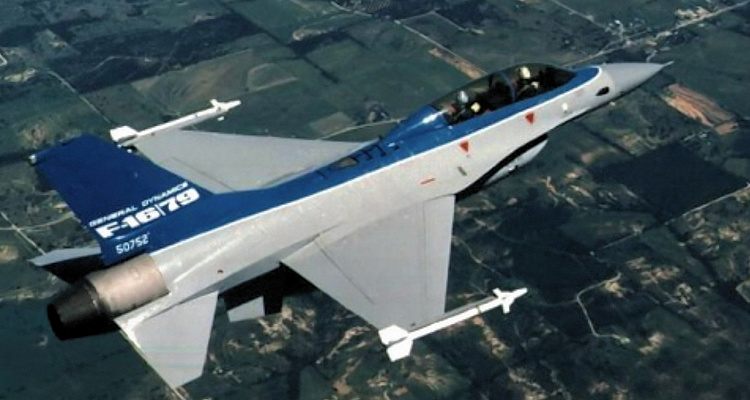 General Dynamics F-16/79 fighter proposal General Electric J79-GE-17X engine