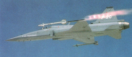 Northrop F-20 F-5G Tigershark fighter