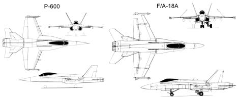 Northrop P-600 fighter
McDonnell Douglas MDD F/A-18 Hornet