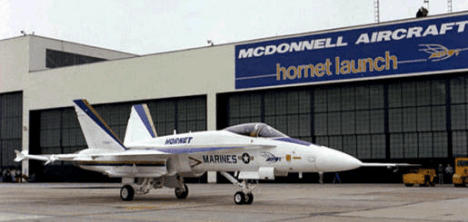 Northrop McDonnell Douglas MDD F/A-18A Hornet prototype fighter