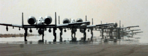 Fairchild A-10A attack plane aircraft