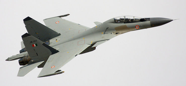 Suchoj Sukhoi Su-30MKI India advanced fighter TVC ruská stíhačka indická