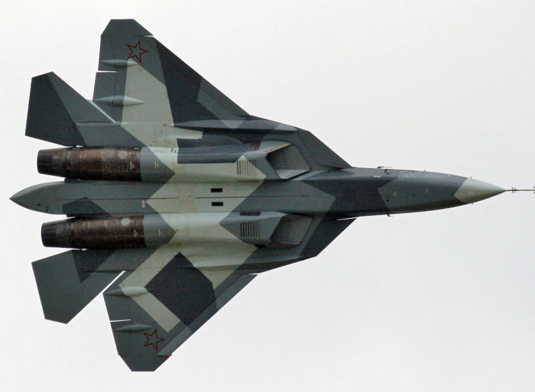 Suchoj Sukhoi T-50 PAK FA russian stealthy 5th generation fighter modern advanced first flight prv let modern rusk sthaka piatej genercie Su-50