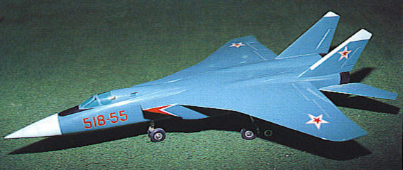 MiG izdelije 518-55 fighter proposal MiG-31 alternative model