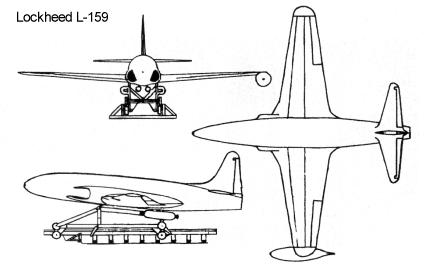 Lockheed L-159 P-80 development unmanned buzz bomb