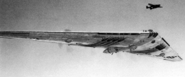 Northrop XB-35A experimental flyingwing design