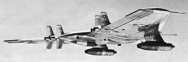 Northrop YRB-49 experimental aircraft reconnaissance