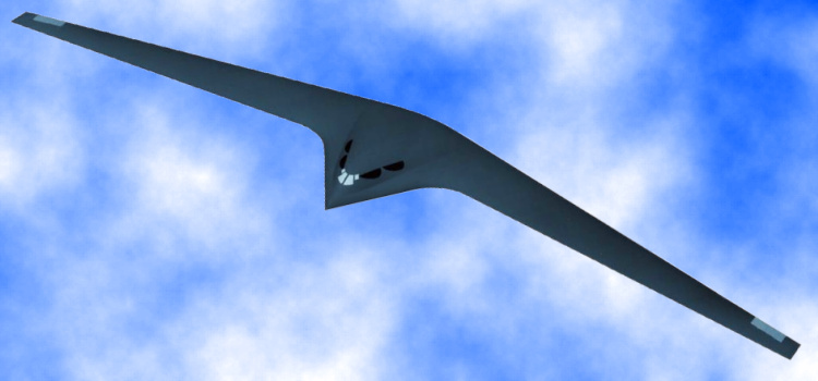 Lockheed Martin future bomber strike aircraft forward swept wing FSW Dark Star stealthy stealth USAF americk bombardr