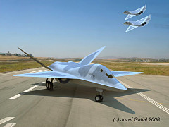 Northrop Grumman FB-23 tactical interim bomber YF-23 derivate future strike aircraft stealth