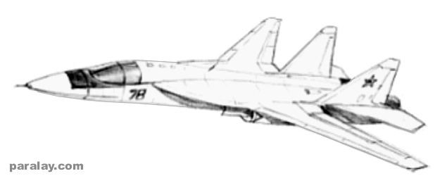 Sukhoi Suchoj Su-24BM T-6BM big modification boaja modifikacija fixed wing proposal