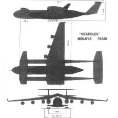 Molnyia Heracles transport heavy plane
