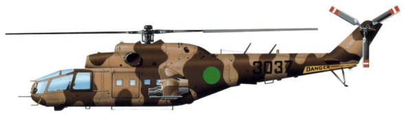 Mil Mi-24A
soviet attack helicopter