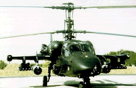 Kamov Ka-52 Aligator
Ka-50 Hokum derivate