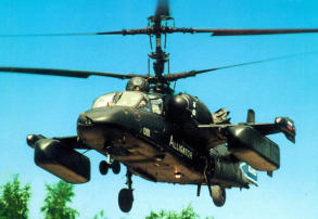 Kamov Ka-52 Aligator
soviet attack helicopter