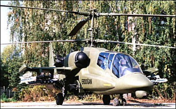 Kamov Ka-50-2 soviet attack helicopter
