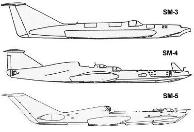 Alexeev SM-3 SM-4 SM-5 ekranoplan flying ship