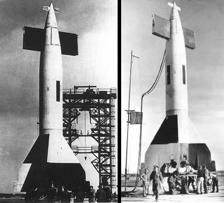 Hermes II america secret ramjet tests
nacistic missile V-2 White Sands