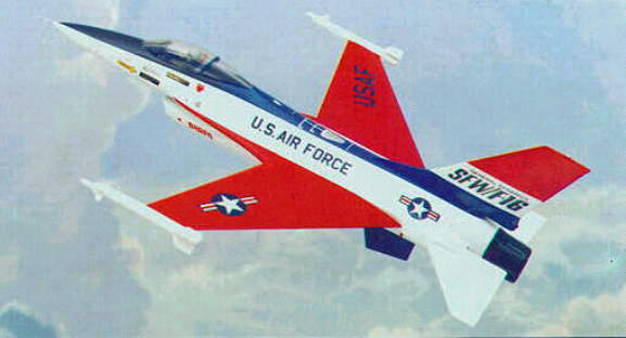 General Dynamics F-16 FSW SFW forward swept wing negative experimental proposal plane aircraft X-29