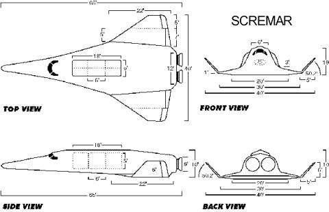 SCREMAR space control with a reusable military aircraft USAF study plane