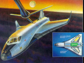 Black Horse military space plane Question Mark 2 USAF experimental prototype proposal