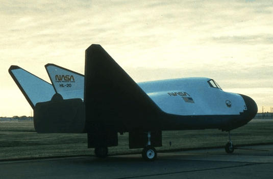 NASA HL-20 space plane vehicle shuttle 